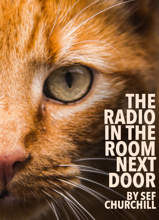 The radio in the room next door