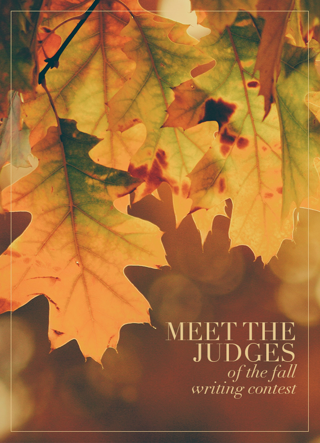 Meet the Judges of the Fall Writing Contest